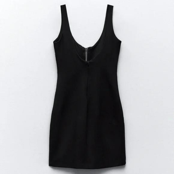 ZARA ZIPPER MINI DRESS - Picture 6 of 6